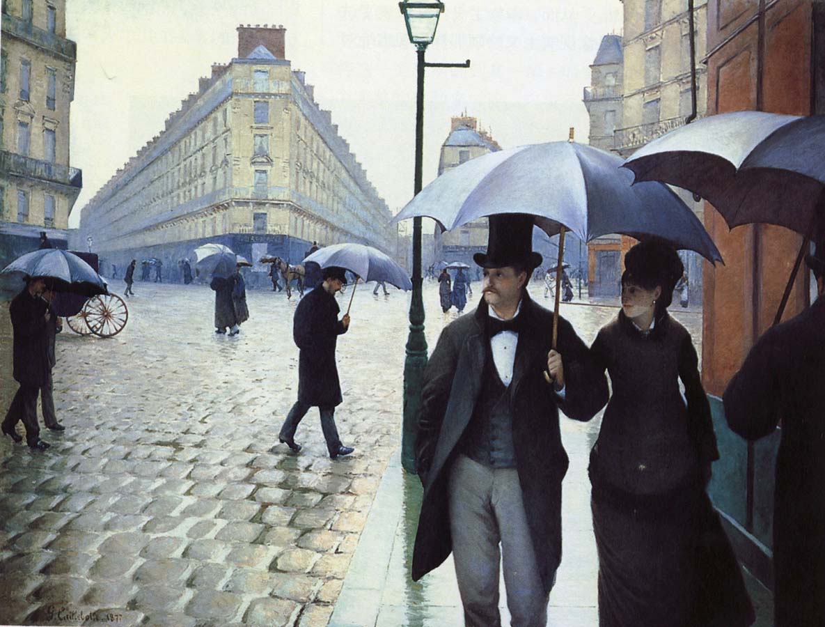 Gustave Caillebotte Paris, rain